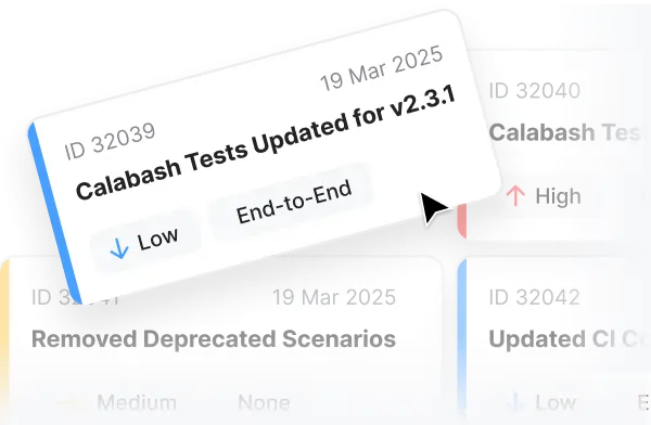 Calabash test support & maintenance