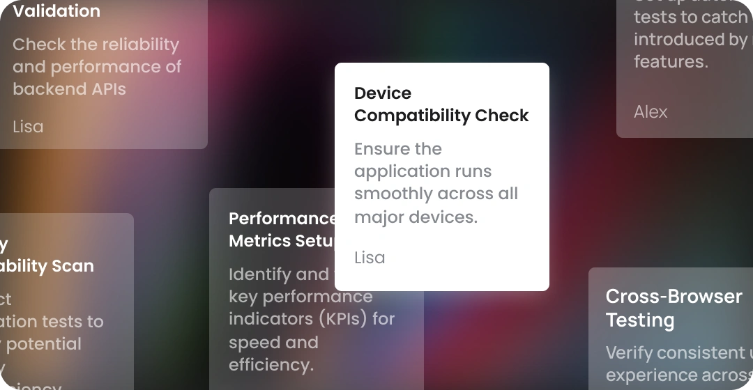 Setup a formal QA process