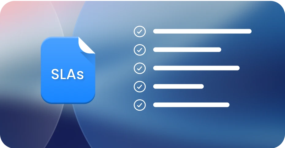 Customised SLAs and contracts