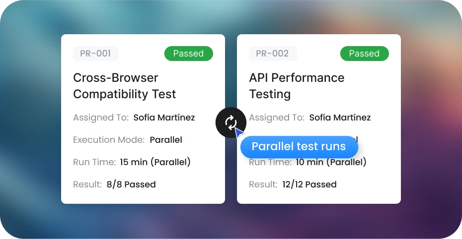 Introducing parallel test runs