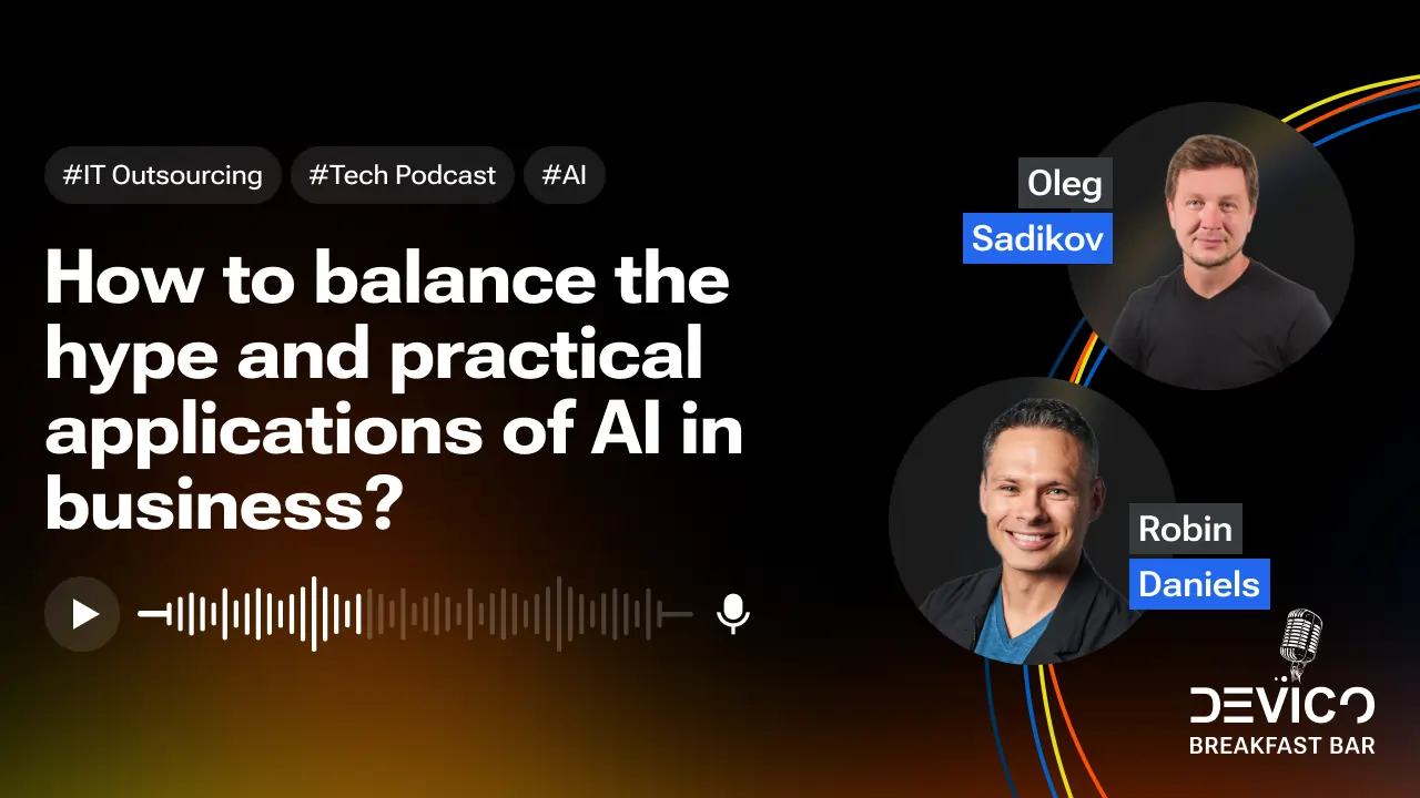 How to balance the hype and practical applications of AI in business?